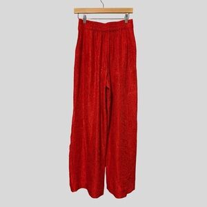 House of Harlow 1960 Red Wide Leg Pants